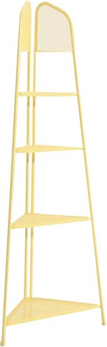 MWH Eckregal »Ekko«, HxT: 180 x 48 cm, gelb - blau