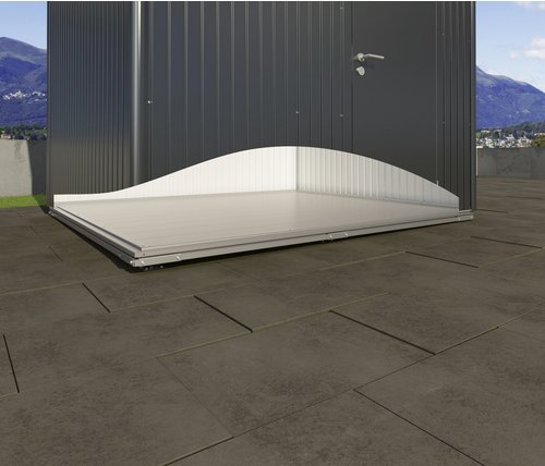 Thumbnail - BIOHORT Fundament »Neo«, BxHxL: 334 x 18 x 334 cm, silberfarben