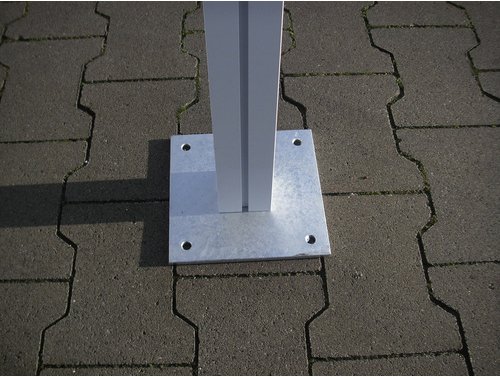 KGT Bodenanker »Elbe«, für Carport »Elbe«, verzinkt - silberfarben