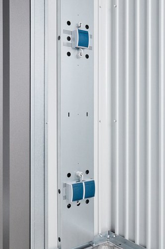 BIOHORT Elektro-Montagepaneel »Highline«, E-Montagepaneel für Gerätehaus AvantGarde, LxB: 28 x 190 cm - grau