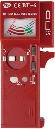 REV-Ritter Batterieprüfer, Rot