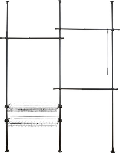 WENKO Teleskopstange, Maße (B x H x T): 164-215 x 165-300 x 38 cm