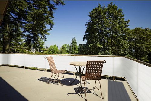 Thumbnail - PEDDY SHIELD Balkonumrandung, Hart-Polyethylen (HDPE), LxH: 500 x 90 cm - weiss