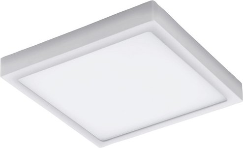 EGLO LED-Außenwand- und Deckenleuchte »ARGOLIS«, 2600 lm, 3000 k, IP44, (BxHxL): 30 x 4 x 30 cm - weiss