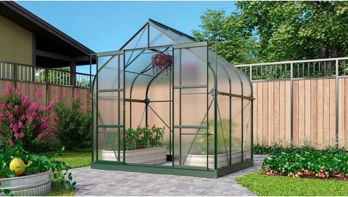 VITAVIA Gewächshaus, BxHxL: 26,35 x 254,5 x 195 cm - gruen