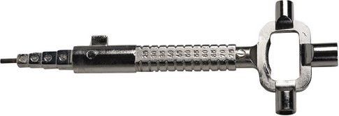 ALPERTEC Universalschlüssel, Eisen - silberfarben