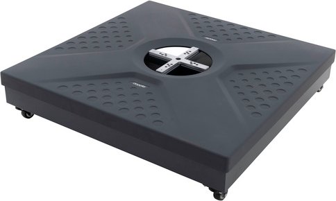 DOPPLER Stahlrahmenständer »Active Easy Push«, Stahl/Kunststoff, BxHxL: 88 x 20 x 88 cm - grau