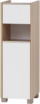 SCHILDMEYER Unterschrank »Juba«, BxH: 30,2 x 94,7 cm, kreideweiß - weiss