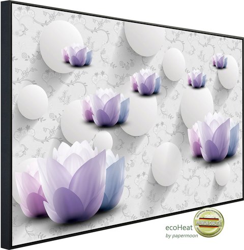 Thumbnail - papermoon Infrarotheizung »EcoHeat - Muster mit Blumen«, Matt-Effekt - bunt
