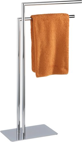 WENKO Handtuchständer »Recco«, Stahl, BxHxT: 48 x 80,5 x 20 cm - silberfarben