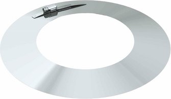 Tecnovis Wetterkragen »Zitec-Pro«, Ø130 mm - silberfarben