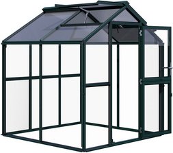 KGT Gewächshaus »Galant«, BxLxH: 2,16 x 2,08 x 2,38 m, 4,49 m², abschließbar - gruen