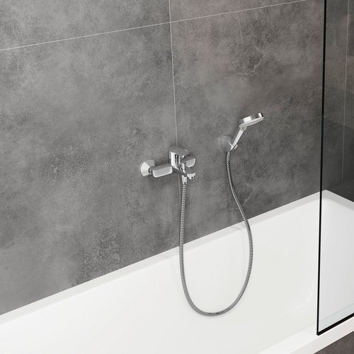 Thumbnail - HANSGROHE Armatur »Vernis Blend«, Einhebel-Wannenmischer, BxHxL: 219 x 114 x 184 mm - grau