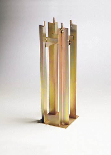 Konstsmide Fundament, BxL: 96 x 500 mm, verzinkt - goldfarben