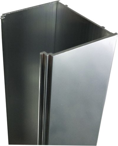 Sanotechnik Ausgleichsprofil »Ausgleichsprofil«, Aluminium, Aluminiumfarben - grau