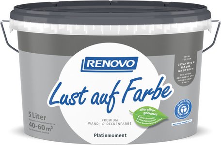 RENOVO Dispersionsfarbe - grau