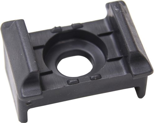 FLORAWORLD Auflagebock, BxHxT: 5 x 1,8 x 3,5 cm, für Eckpfosten Classic, Comfort und Premium - grau