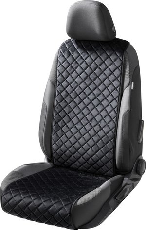 WALSER Sitzauflage »Luxor«, Polyester - schwarz