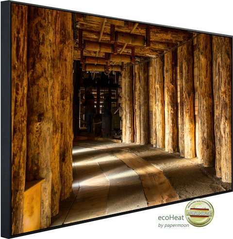 papermoon Infrarotheizung »EcoHeat - Salzbergwerk Wieliczka«, Matt-Effekt - bunt