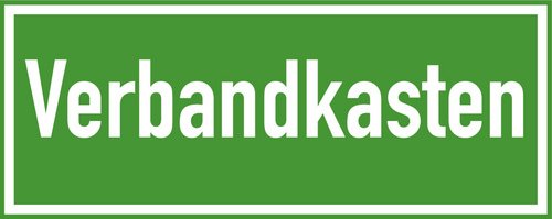 LEINA-WERKE Verbandskasten, BxL: 10 x 25 cm, grün - gruen