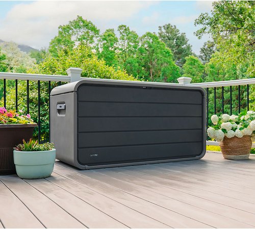 LIFETIME Auflagen-/Kissenbox, 625 Liter, BxTxH: 146,7 x 72,4 x 77,2 cm, grau