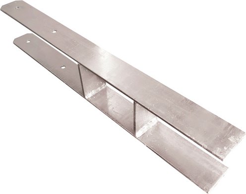 Thumbnail - KARIBU H-Pfostenanker für Gartenhäuser, Stahl - grau