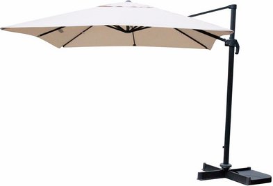 CASAYA Pendelschirm »Paros«, BxHxL: 300 x 255 x 300 cm, Sonnenschutzfaktor: 80+ - beige