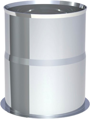 Jeremias Wandfutter »Pellet-Line«, Edelstahl - silberfarben