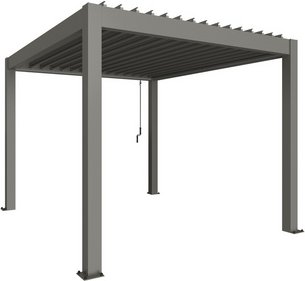 Thumbnail - BIOHORT Pergola »Gr. 3x3,5«, BxHxT: 312 x 255 x 367,5 cm, quarzgrau-metallic