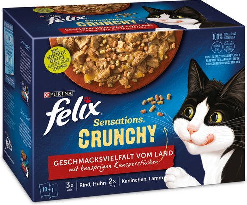 felix Katzen-Nassfutter, 6 Stück, je 890 g