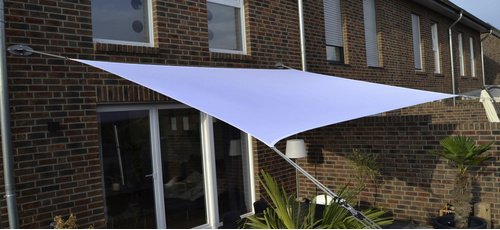 PEDDY SHIELD Vierecksonnensegel, 300 x 400 cm - weiss