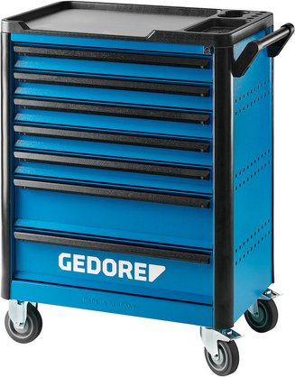 GEDORE Werkzeugwagen, workster highline large - blau | schwarz