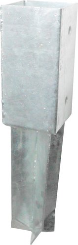 CONNEX Bodenhülse, Stahl, BxL: 76 x 75 mm - silberfarben