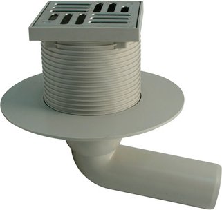 MARLEY Balkonablauf »Balkonablauf«, Kunststoff - grau