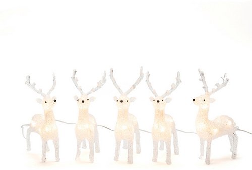 Thumbnail - Konstsmide LED Figur, Kunststoff, BxHxL: 7 x 19 x 13 cm, inkl. Leuchtmittel - transparent