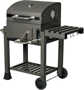 THOR Holzkohlegrill »Ottawa«, Edelstahlrost, 47,5x41cm, Rost-in-Rost - schwarz