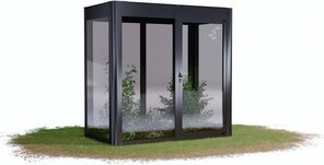 SunElements Gewächshaus »SunGarden Power 2.1«, BxHxT: 233 x 229 x 128 cm, anthrazit-metallic - grau