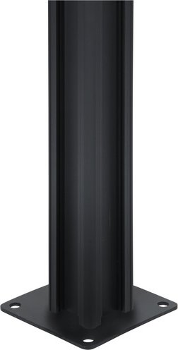 FLORAWORLD Bohlenzaun, Aluminium, BxLxT: 9,7 x 123 x 9,7 cm - grau