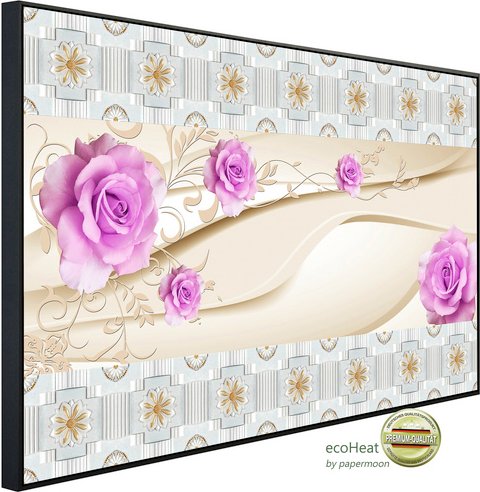 Thumbnail - papermoon Infrarotheizung »EcoHeat - Muster mit Blumen«, Matt-Effekt - bunt