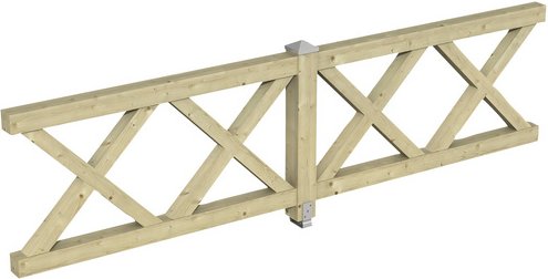 SKANHOLZ Brüstung, B x H: 78,5 x 84 cm, Holz, Farbe: natur