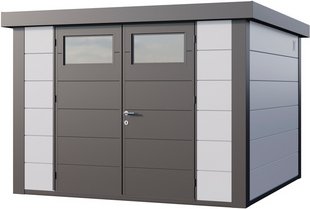 Telluria Gerätehaus »Classico«, BxHxT: 318 x 219 x 318 cm (Außenmaß inkl. Dachüberstand) - weiss