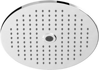 Chris Bergen Kopfbrause mit zwei Strahlarten, Messing, chrom - silberfarben