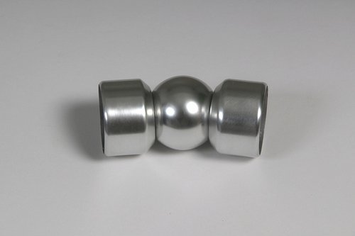 dieda Geländer, Aluminium, HxL: 4,05 x 22,5 cm, eloxiert - silberfarben