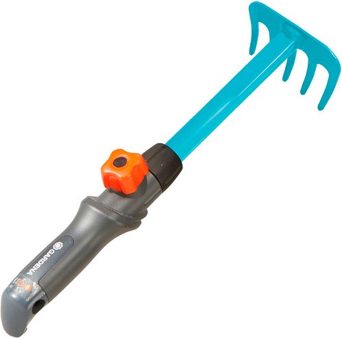 GARDENA Rechen »Gardena Kids«, türkis/grau, Metall