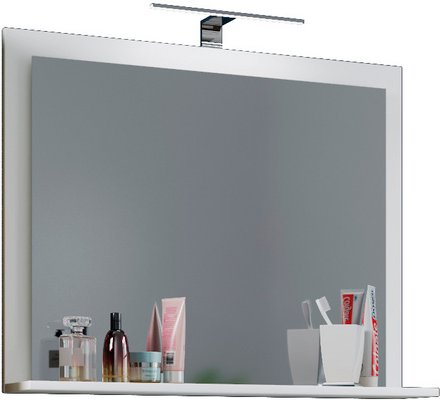 VCM Spiegel, BxHxT: 80 x 55 x 17 cm - weiss
