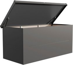 Telluria Gartenbox »NEVIO 180«, 185 x 85 x 85 cm, anthrazit - silberfarben