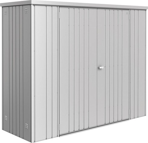 BIOHORT Geräteschrank, Metall, BxHxT: 227 x 182,5 x 83 cm (Außenmaße) - silberfarben