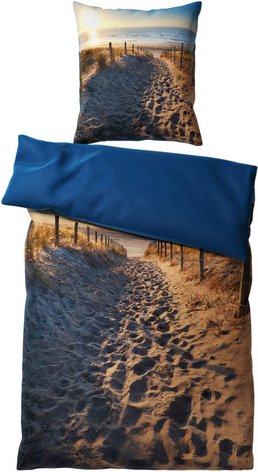 Thumbnail - Sanilo Bettwäsche, Duene 135 x 200 cm - beige