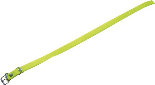 Thumbnail - HEIM Halsband, Biothane genietet, 35 cm, BioThane, Neongelb