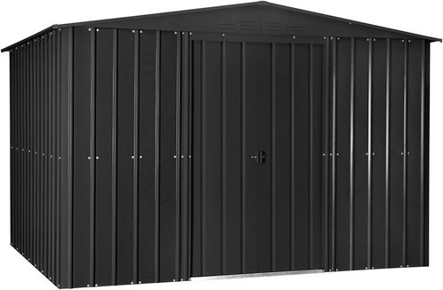 Globel Gerätehaus »Dream«, Metall, BxHxT: 308 x 202 x 309 cm (Außenmaße inkl. Dachüberstand) - grau